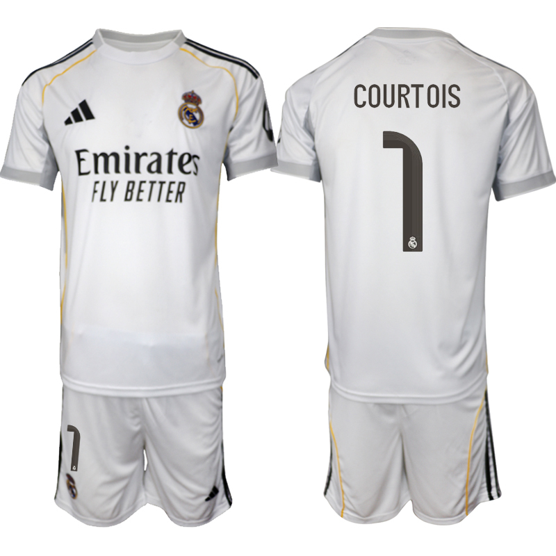 Men 2025-2026 Club Real Madrid home white 1 Soccer Jersey 02